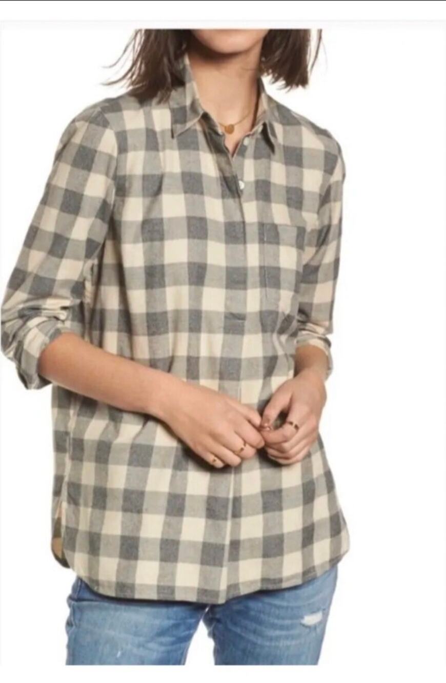 Madewell women's longsleeve boyfriend shirt L